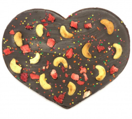 Фигурка шоколадная "Сердце" 110 гр