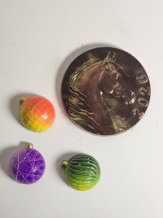 Шоколадная фигурка "Медаль-Лошадка 2026"