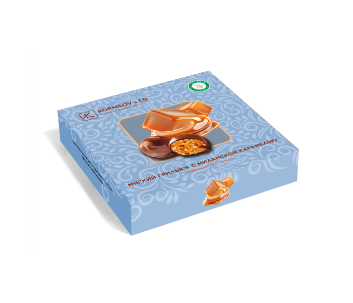 Скидка 31% на мягкий грильяж с "Миланской карамелью"