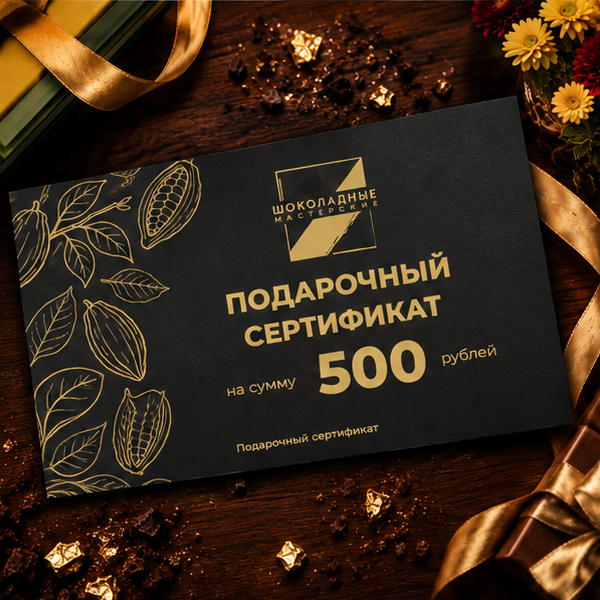 Подарочный сертификат на 500 руб.