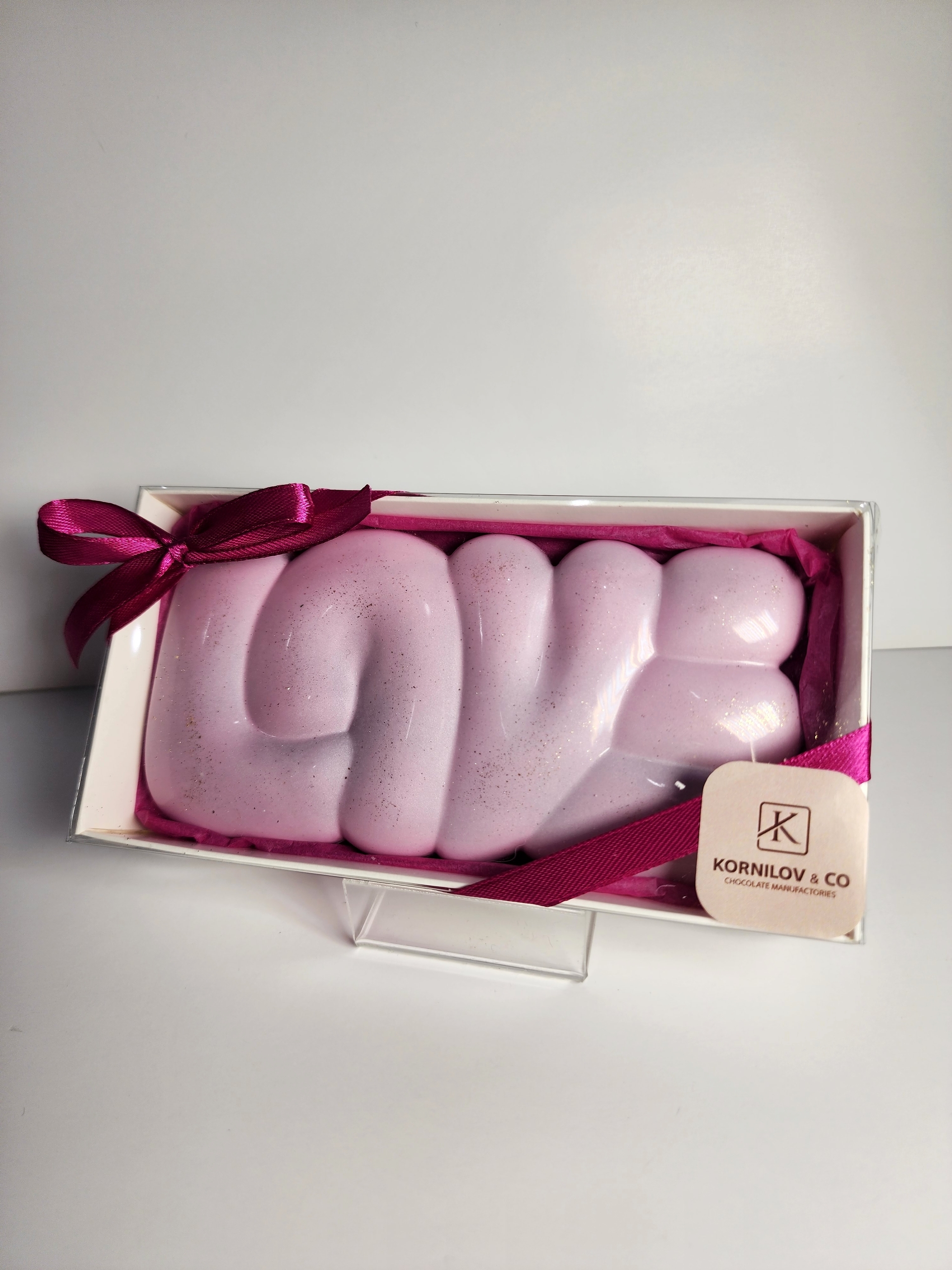 Шоколадная плитка "Love"