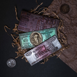 Набор шоколадный подарочный "Деньги" 200 гр
