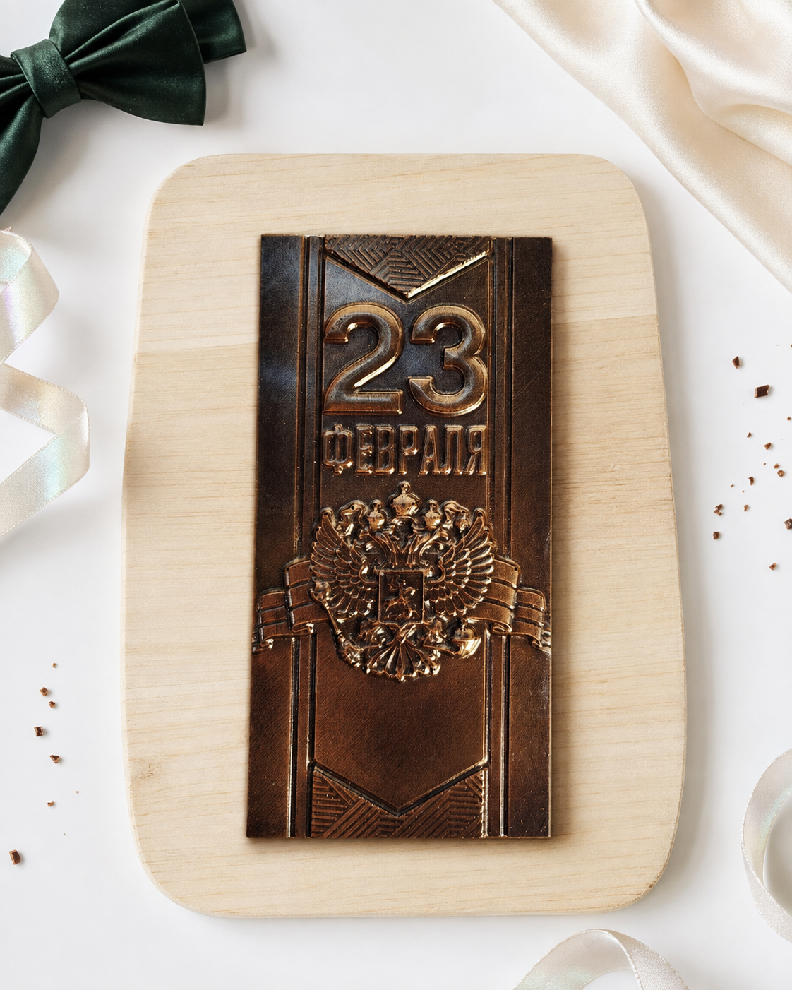 Шоколадная плитка "23 февраля"